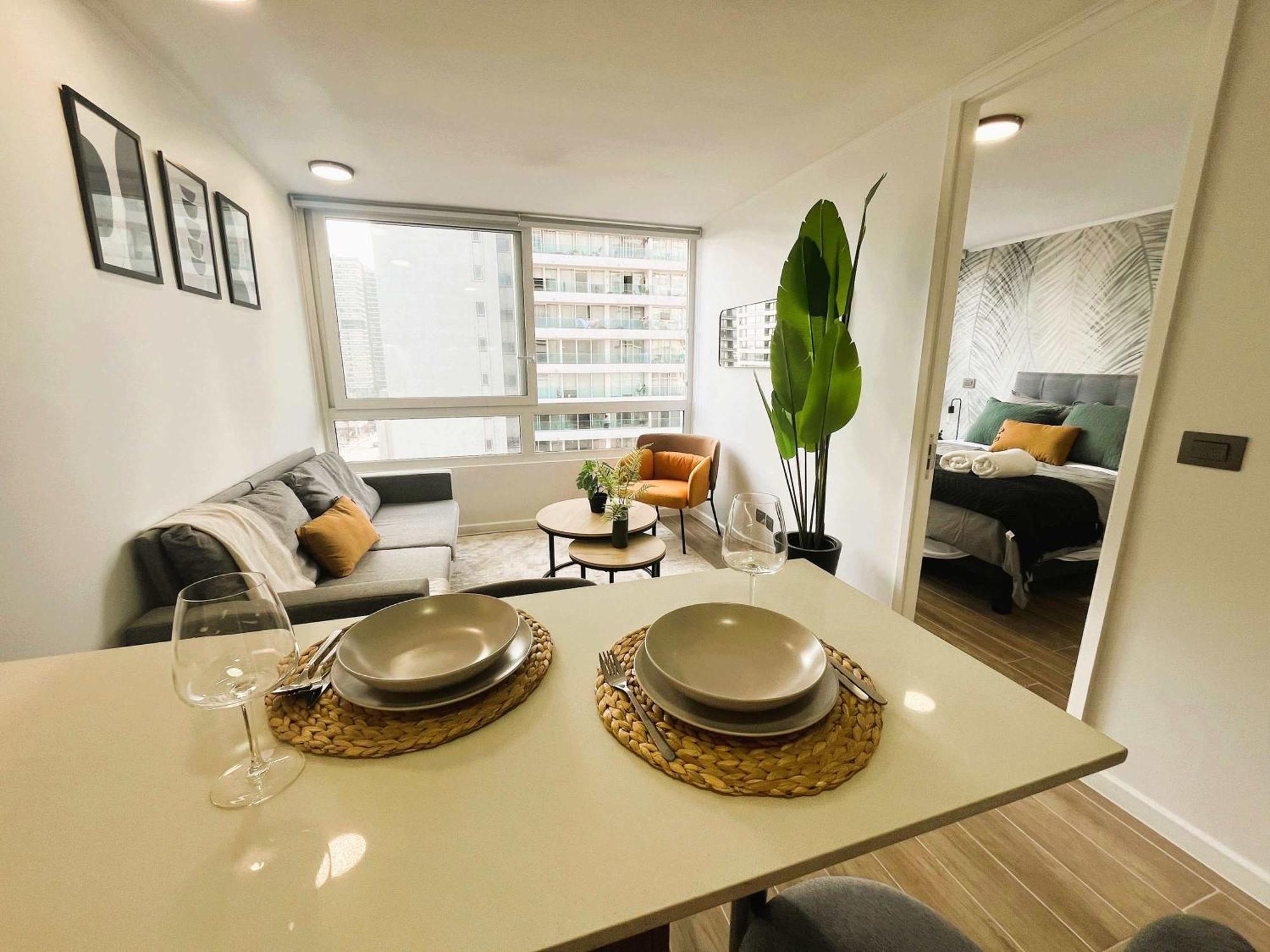 Apartamento Hom I Depto Nuevo En Calle Marchant Pereira Nunoa *